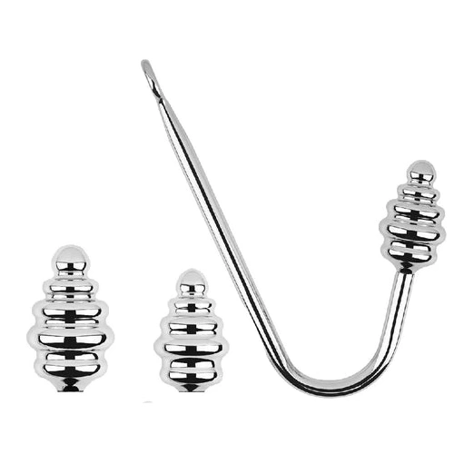 Anal Hooks Hook 8826 Screw-in Set GreatBenefit Anal Ribbed 0807